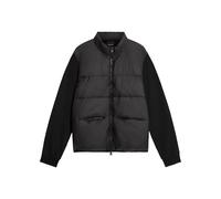 Hybrid zip-up puffer jacket with high collar Lyle & Scott Noir M