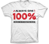 Hybris Always Give 100% T-Shirt White