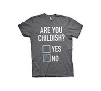 Hybris Are You Childish T-Shirt Dark-Grey