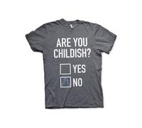 Hybris Are You Childish T-Shirt Dark-Heather