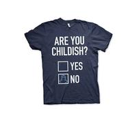 Hybris Are You Childish T-Shirt Navy