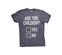 Hybris Are You Childish T-Shirt Navy-Heather