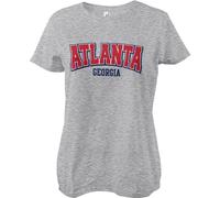 Hybris Atlanta Georgia Girly Tee Damen T-Shirt Heather-Grey