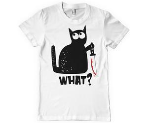 Hybris Cat Say What T-Shirt White