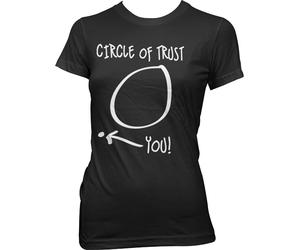 Hybris Circle Of Trust Girly Tee Damen T-Shirt Black