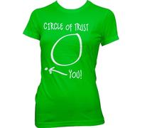 Hybris Circle Of Trust Girly Tee Damen T-Shirt Green