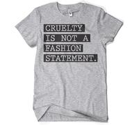 Hybris Cruelty Is Not A Fashion Statement T-Shirt Heather-Grey