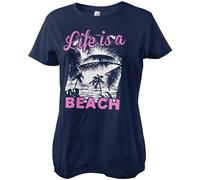 Hybris Damen Life Is A Beach Girly Tee