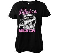 Hybris Damen Life Is A Beach Girly Tee