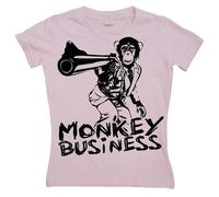 Hybris Damen Monkey Business Girly T-Shirt SH-5-15230-LFH1-10