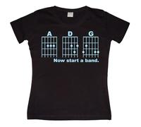 Hybris Damen Now Start A Band Girly T-Shirt SH-5-10393-LFH2-9