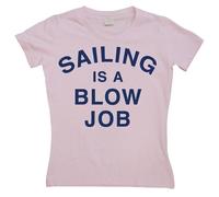 Hybris Damen Sailing Is A Blow Job Girly T-Shirt SH-5-15149-H11-13