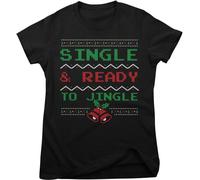 Hybris Damen Single Ready To Jingle Girly Tee SH-5-16086-H71-13