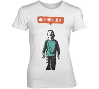 Hybris Damen The Social Kid Girly Tee SH-5-BK002-H44-8