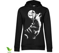 Hybris Damen Wolf Howl Girly Hoodie SH-57-16093-H95-2