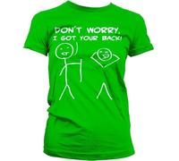 Hybris Don't Worry, I Got Your Back Girly T-Shirt Damen Green