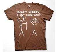 Hybris Don't Worry, I Got Your Back T-Shirt Brown