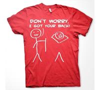 Hybris Don't Worry, I Got Your Back T-Shirt Red