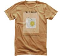 Hybris Gin & Tonic Coctail Recipe T-Shirt HY-1-BC011