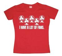 Hybris I Have A Lot Of Fans Girly T-shirt Damen Red