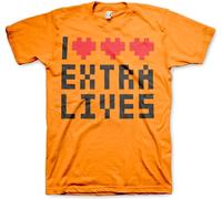 Hybris I Love Extra Lives T-Shirt Orange