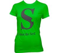Hybris I Shot The Serif Girly T-Shirt Damen Green