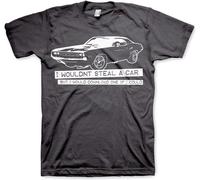 Hybris I Wouldn't Steal A Car Tee T-Shirt Dark-Grey