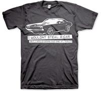 Hybris I Wouldn't Steal A Car Tee T-Shirt Dark-Grey