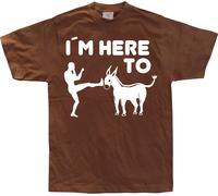 Hybris I'm Here To Kick Ass T-Shirt SH-1-15157-LFH2-5