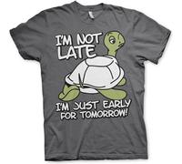 Hybris I'm Not Late, I'm Early For Tomorrow T-Shirt Dark-Grey
