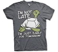 Hybris I'm Not Late, I'm Early For Tomorrow T-Shirt Dark-Heather