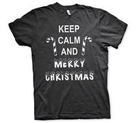 Hybris Keep Calm And Merry Christmas T-Shirt AB-1-18381-L23