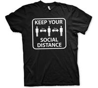 Hybris Keep Your Social Distance T-Shirt Black