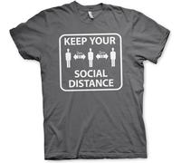 Hybris Keep Your Social Distance T-Shirt Dark-Grey
