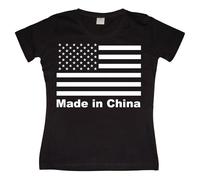 Hybris Made In China Girly T-shirt Damen Black