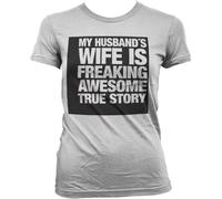Hybris My Husband's Wife... Girly T-Shirt Damen White