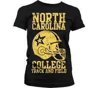 Hybris North Carolina College Girly T-Shirt Damen Black
