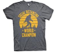 Hybris Social Distancing World Champion T-Shirt Dark-Heather