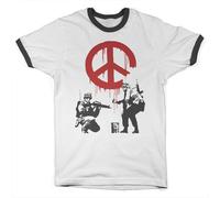 Hybris Soldiers Painting CND Sign Ringer Tee SH-51-BK001-H33-8