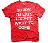 Hybris Sorry I'm Late T-Shirt SH-1-15758-H15-14