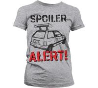 Hybris Spoiler Alert Girly T-Shirt Damen Heather-Grey