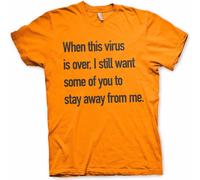 Hybris Stay Away From Me T-Shirt Orange