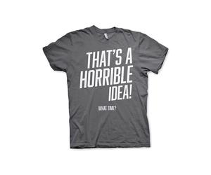 Hybris That's A Horrible Idea, What Time? T-Shirt Dark-Grey