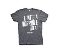 Hybris That's A Horrible Idea, What Time? T-Shirt Dark-Heather