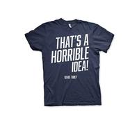 Hybris That's A Horrible Idea, What Time? T-Shirt Navy