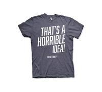 Hybris That's A Horrible Idea, What Time? T-Shirt Navy-Heather