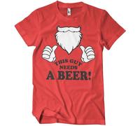 Hybris This Guy Needs A Beer T-Shirt SH-1-16085-H91-11