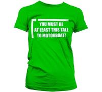 Hybris This Tall To Motorboat Girly Tee Damen T-Shirt Green