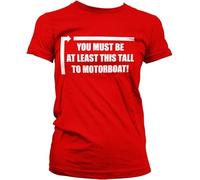 Hybris This Tall To Motorboat Girly Tee Damen T-Shirt Red