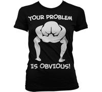 Hybris Your Problem Is Obvious Girly T-Shirt Damen Black